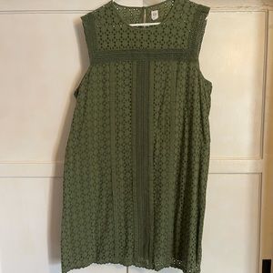 Gap summer dress in XL green